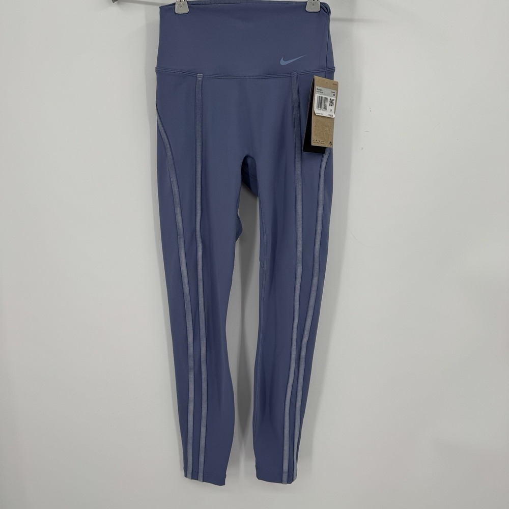 Nike ONE Dri-FIT High-Waisted Leggings World Indigo HV2478-499 XS 25in Inseam